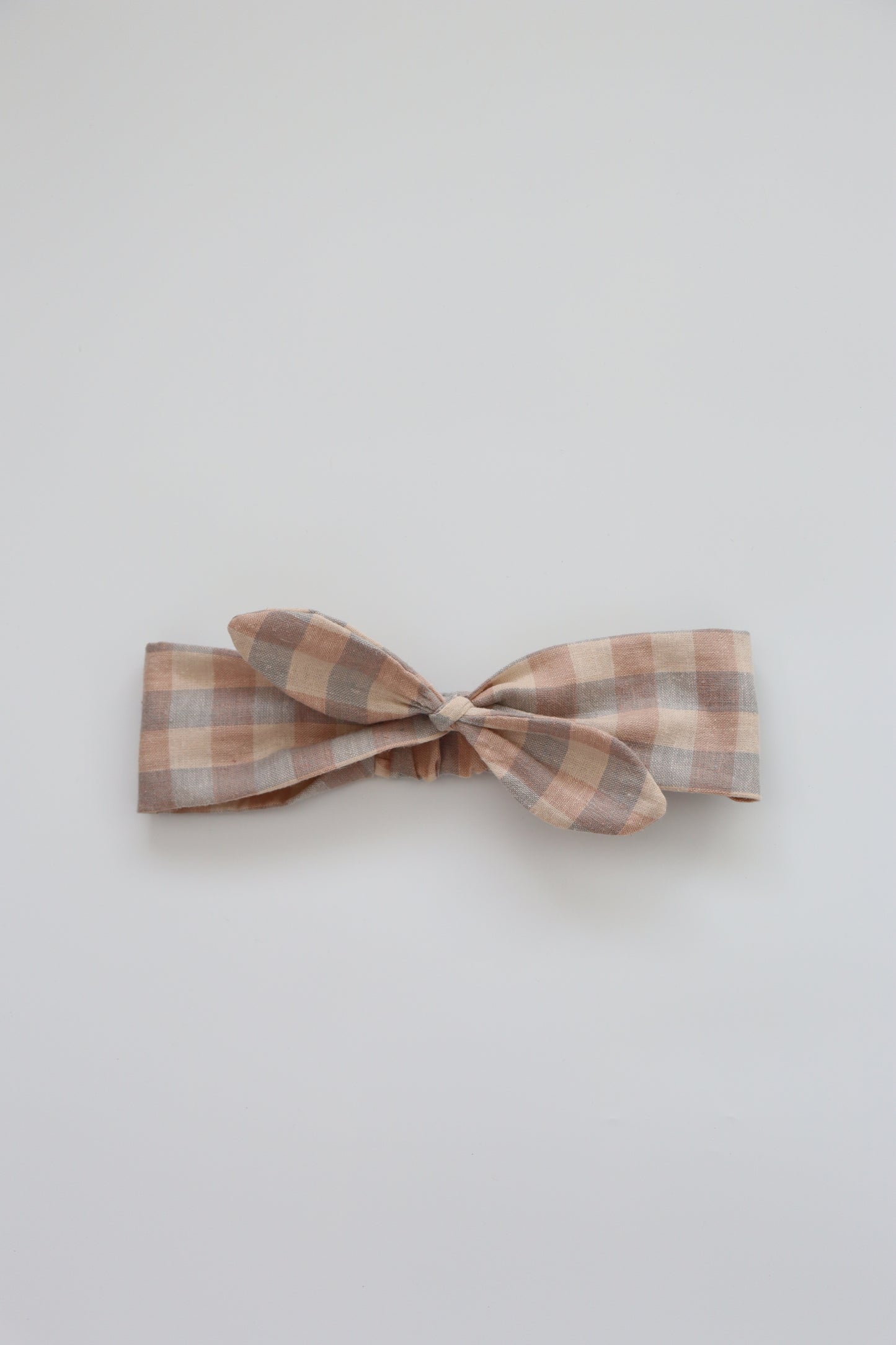 Headbow - Pink Check Print