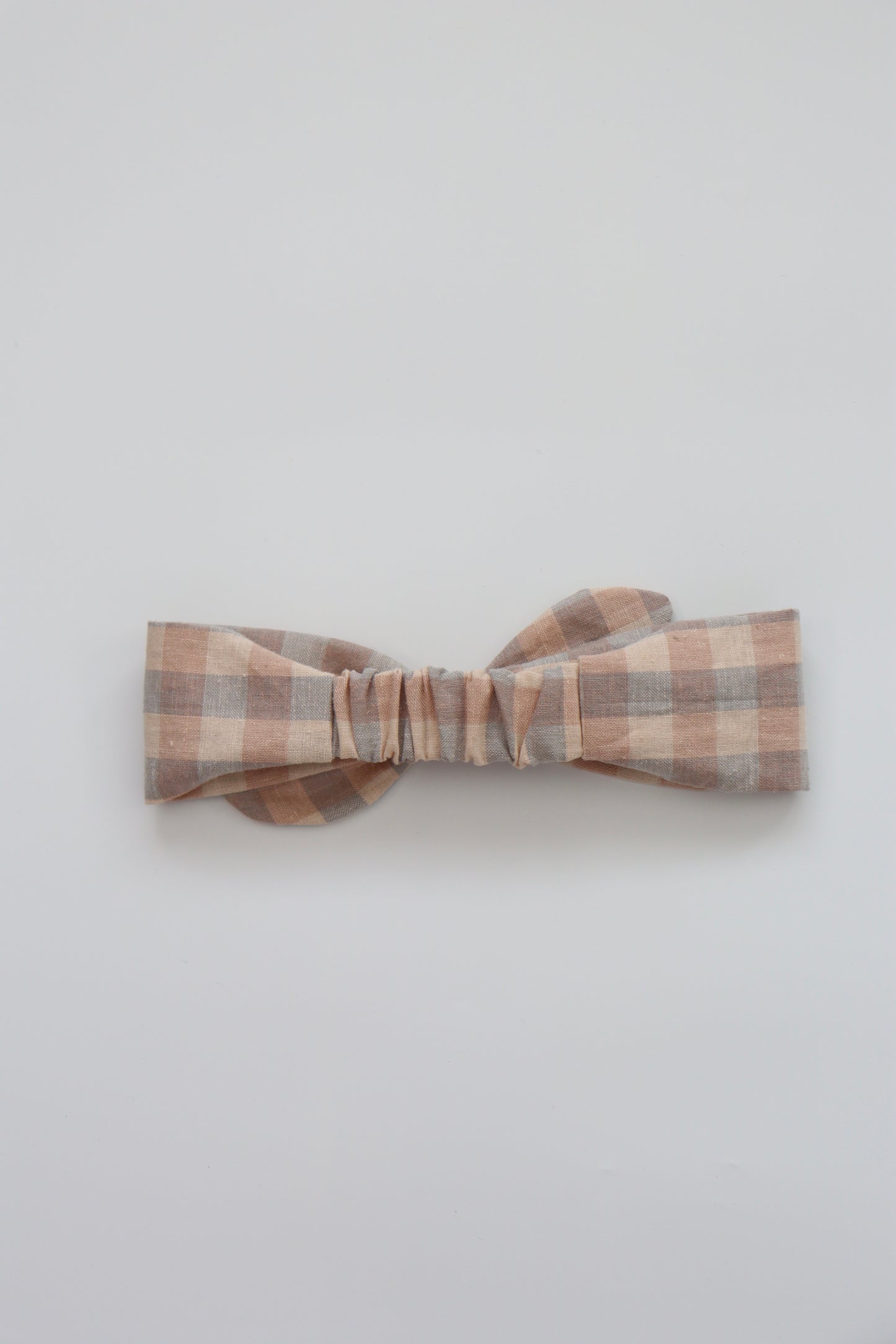 Headbow - Pink Check Print